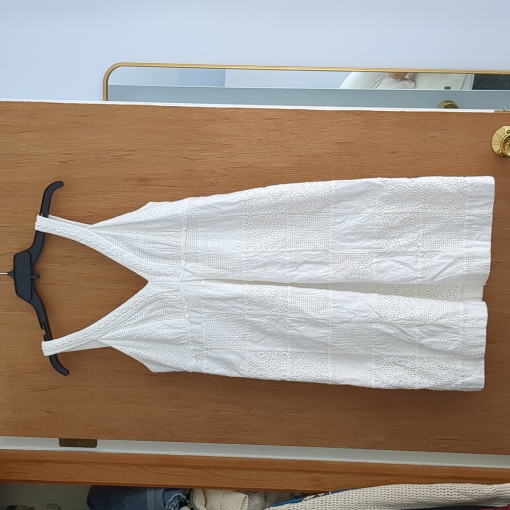 White Lilly Pulitzer Tank Halter Dress